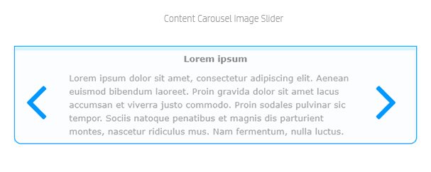 Content Carousel Image Slider - Widget