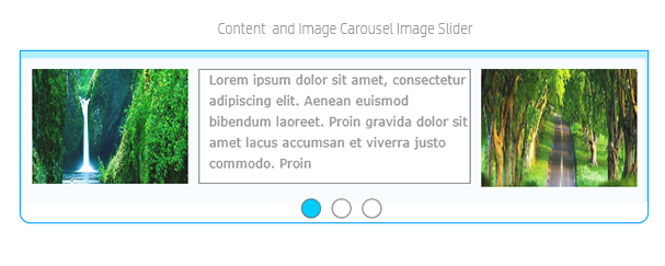 Content and Image Carousel Slider - Widget
