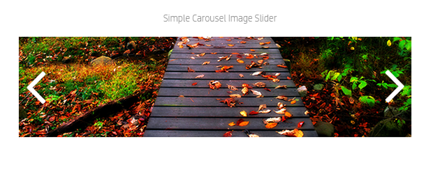 Simple Carousel Image Slider - Widget