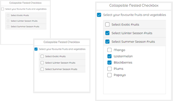 Curdweb collapsible checkbox