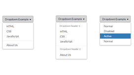 Curdweb Dropdown With Divider
