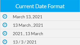Curdweb Date Time Month Year Format